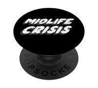 Crisis de la mediana edad | La canción de los 90 es un punto aterrador en la vida PopSockets PopGrip Adhesivo