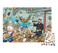 Crisis del sándwich Submarino Puzzle De Madera Impermeable DIY Puzzles De 1000 Piezas para Adultos Desafiante Y Estimulante Rompecabezas para Decoración del Hogar