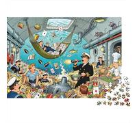 Crisis del sándwich Submarino Puzzle De Madera Impermeable DIY Puzzles De 1000 Piezas Regalos para Adultos Desafiante Y Estimulante Rompecabezas Decoración del Hogar