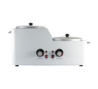 Crisnails® Calentador de Cera Caliente Depilación Gran Tamaño Profesional 2 Senos Filtrador 9L