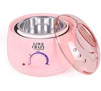 crisnails calentador de cera eléctrico para la depilación profesional 500ml, color rosa