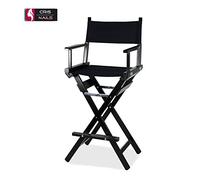 Crisnails ® Silla Maquillaje Peluqueria Aluminio Silla Portátil Adecuada para Maquillaje Tratamientos de Estética y Fisioterapia, Masajes, Reconstrucción y Decoración de Uñas