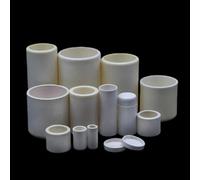 Crisol cerámico de óxido de itrio de alta pureza for fundición de metales - Crisol Y2O3 resistente a altas temperaturas 1 pieza(17x13x26mm)