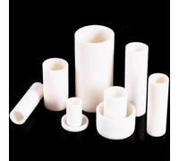 Crisol cilíndrico de óxido de magnesio al 99% (resistente al calor hasta 2200 °C, varios tamaños) (1 unidad)(12MLx28x35mm)