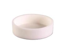 Crisol de alúmina con copa de cerámica de alúmina 99 de 2 ml a 145 ml, crisol de corindón circular recto de AL2O3 puro al 99%(40x40x2.5mm(35ml))