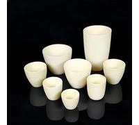 Crisol de alúmina de 3 ml, 5 ml, 15 ml, 20 ml, 30 ml, 40 ml. Crisol de fundición de cerámica de alúmina (corindón) de tipo común con forma de arco de Al2O3 puro al 99%.(3ml 20x17mm 1pc)