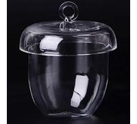 Crisol de cuarzo resistente e instrumento de vidrio de alta permeabilidad, disponible en capacidades de 10 ml, 100 ml y 200 ml(50ML 3pcs)