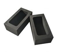 Crisol de grafito de alta pureza for fundir oro y plata | Resistente al calor hasta 3000 ℃ | Autolubricante con Mango | 1 Uds.(160x50mm (3000g))