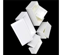 Crisol de magnesia de alta temperatura con 99% de pureza - Nave de cerámica de MgO for uso en laboratorio - Placa cuadrada duradera (1 pieza)(365mL*96 * 96 * 55mm)