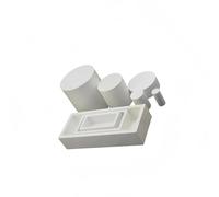 Crisol de nitruro de boro for investigación científica -996% BN crisol de fusión for aplicaciones de alta temperatura, varios 1 pieza(100x20x20mm)