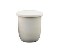 Crisol de óxido de aluminio, Crisol for fundir cenizas con tapa, 5-300 ml, corindón y alúmina(5ml)