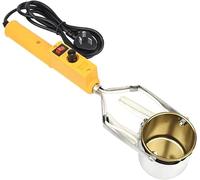 Crisol de soldadura de horno de fusión de metales portátil, capacidad de 500/1500/3000 g, rango de temperatura 200-450 ℃, for fundición de estaño, herramientas de soldadura eléctricas(500g)