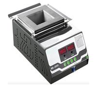 Crisol de soldadura, MS-8080 Pantalla Digital Inteligente 400W Estaño Fundido 2,1 KG Temperatura Ajustable Cuadrado Sin Plomo Horno De Fusión Crisol