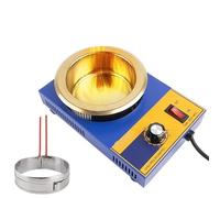 Crisol de soldadura sin plomo, horno fusión estaño mano, Control temperatura ajustable, herramienta baño for desoldar, 150W / 200W 250W 300W(C Heating Element)
