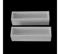 Crisoles cerámicos de nitruro de boro de alta pureza - Contenedor de piezas aislantes for aplicaciones de alta temperatura 1 pieza(100x40x20mm NO Lid)