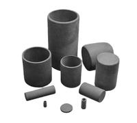 Crisoles cerámicos porosos de carburo de silicio for investigación de laboratorio y aplicaciones industriales - Juego de 1 pieza(94x83.5x104.5mm)
