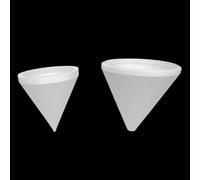 Crisoles cónicos de nitruro de boro for recubrimiento - 1 crisol cerámico infundibulado BN - Varios (0,25 ml a 3 ml)(0.5mL(15x15mm) No Tungsten Basket)