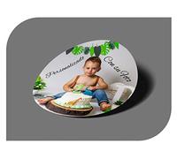 CrisPhy Pegatinas Personalizadas Boda con Nombre y Fecha, Etiquetas Adhesivas para Invitacion Boda, Bautizo, Compromiso, Comunion, Cumpleaños, Fiesta, Vintage, Sellos (Redondo 40mm / 50 Unidades)