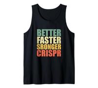 CRISPR Cas9 Mejor más rápido Más Fuerte Ciencia Vintage - Biología Camiseta sin Mangas