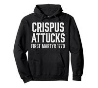 Crispus Attucks Legacy Boston Masacre Primer Mártir Sudadera con Capucha