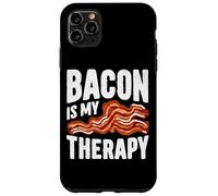 Crispy Mood Booster Bacon Is My Therapy Design Carcasa para iPhone 11 Pro Max