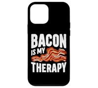 Crispy Mood Booster Bacon Is My Therapy Design Carcasa para iPhone 12 mini