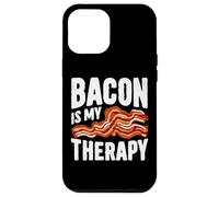 Crispy Mood Booster Bacon Is My Therapy Design Carcasa para iPhone 12 Pro Max
