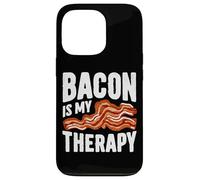 Crispy Mood Booster Bacon Is My Therapy Design Carcasa para iPhone 13 Pro