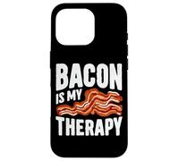 Crispy Mood Booster Bacon Is My Therapy Design Carcasa para iPhone 16 Pro