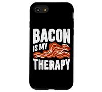 Crispy Mood Booster Bacon Is My Therapy Design Carcasa para iPhone SE (2020) / 7 / 8