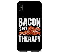 Crispy Mood Booster Bacon Is My Therapy Design Carcasa para iPhone XS Max