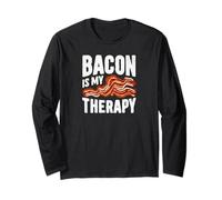 Crispy Mood Booster Bacon Is My Therapy Design Manga Larga