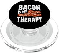 Crispy Mood Booster Bacon Is My Therapy Design PopSockets PopGrip para MagSafe