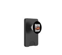 Crispy Mood Booster Bacon Is My Therapy Design PopSockets PopWallet para MagSafe