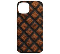 Criss-Cross Grill Marks Seared Meat Close-Up Print Carcasa para iPhone 13