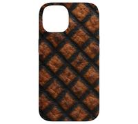 Criss-Cross Grill Marks Seared Meat Close-Up Print Carcasa para iPhone 14