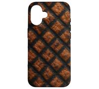 Criss-Cross Grill Marks Seared Meat Close-Up Print Carcasa para iPhone 16