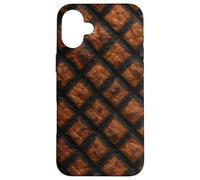 Criss-Cross Grill Marks Seared Meat Close-Up Print Carcasa para iPhone 16 Plus
