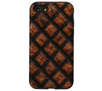 Criss-Cross Grill Marks Seared Meat Close-Up Print Carcasa para iPhone SE (2020) / 7/8