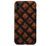 Criss-Cross Grill Marks Seared Meat Close-Up Print Carcasa para iPhone XS MAX