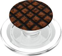 Criss-Cross Grill Marks Seared Meat Close-Up Print PopSockets PopGrip para MagSafe
