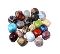 Cristal Adornos de Piedra rodante de Cristal Natural, especímenes minerales, enseñanza de la Ciencia, Piedra Preciosa for bañera Piedras(2-3cm1000g)