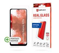 Cristal blindado DISPLEX 2D/ Transparente (10H) para Samsung Galaxy A05s Marco de montaje ecológico, cristal templado, película protectora resistente a arañazos, compatible con fundas