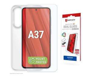 Cristal blindado DISPLEX + funda de móvil para Samsung Galaxy A37