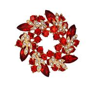 Cristal boda ramillete joyería accesorios novia flor corona broche pin para las mujeres, Plástico Metal