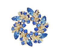 Cristal boda ramillete joyería accesorios novia flor corona broche pin para las mujeres, Plástico Metal