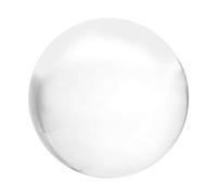 Cristal Bola de Cristal Bola Transparente para Feng Shui Fotografía Boda hogar Oficina Decoración 3 cm (Transparente, Color)