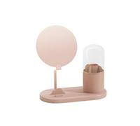Cristal cosmético LED con soporte para teléfono, 3 modos de luz ajustables, posicionamiento flexible de 90 grados para una excelente aplicación de maquillaje, carga USB, vidrio de maquillaje