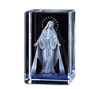 Cristal Creativo Interno Interno Buda Estatua Decoración Católica Católica Escultura Icono Lutero Virgen María Religiosa Decorativa Decorativa Ornamento decoración del hogar Colección de Arte