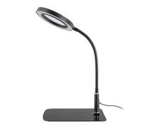 Cristal cuadrado con iluminación agradable a los ojos, elegante lupa cuadrada para lectura de ancianos y trabajos de detalles finos